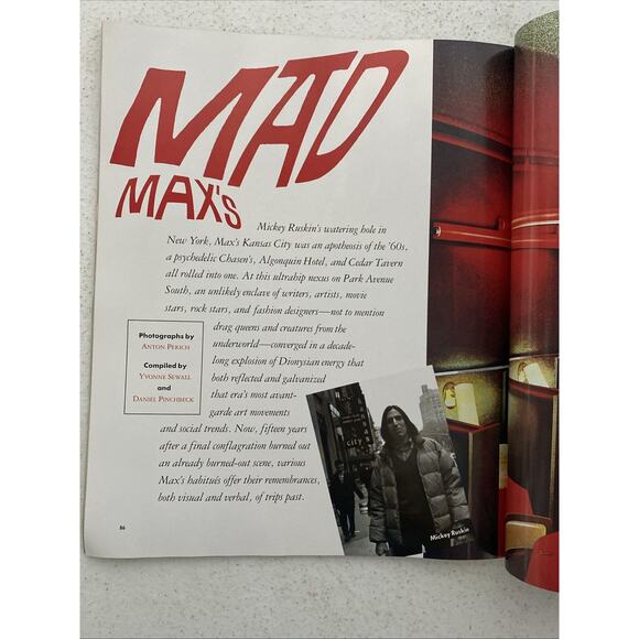 Vintage FAME Magazine May 1989 The Kennedy Legacy JFK Jr Joseph Kennedy Mad Max - Picture 10 of 12